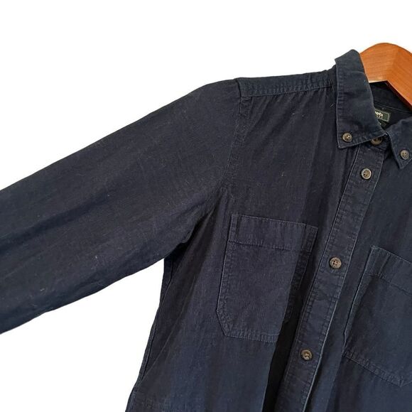 Roots navy corduroy long sleeve dress. Size xs - Picture 10 of 11